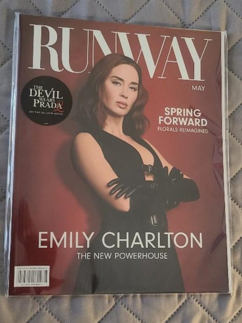Runway Magazine 2026 Devil Wears Prada 2 Emily Blunt Movie Promo Unopened